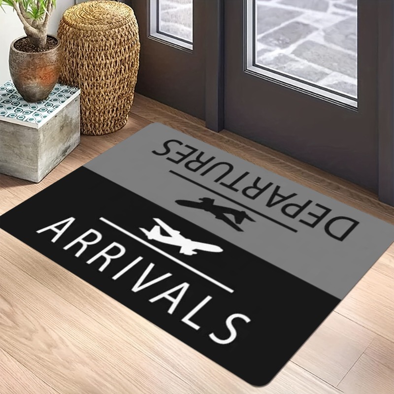 Home Bathroom Door Signs - Dywanik z motywem lotnictwa - znak