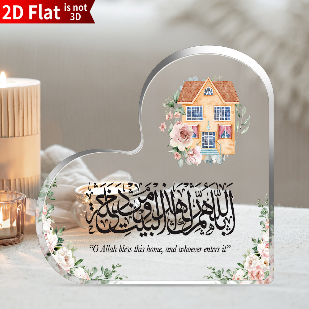 Home & Bathroom Building Products Pte Ltd Photos - CIFBUY Akrylowa Tabliczka 2D Płaskie Serce