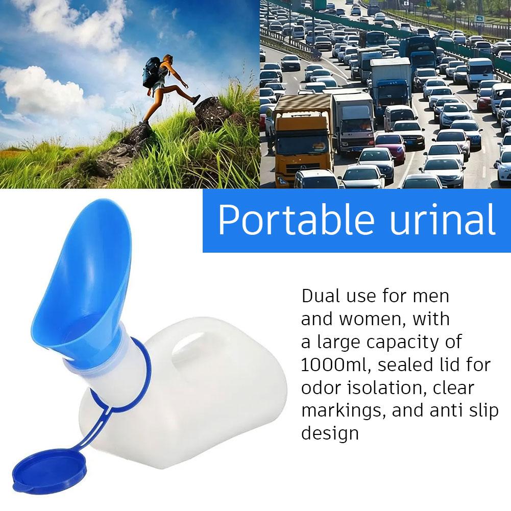 Home Bathroom With Urinal - Butelka na mocz 1000 ml, plastikowa,