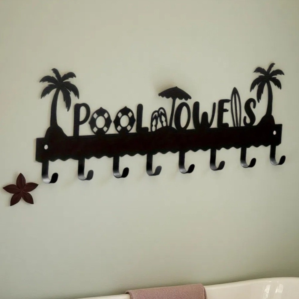Wielofunkcyjny metalowy haczyk – Home Bathroom Door Signs recenzja i cena