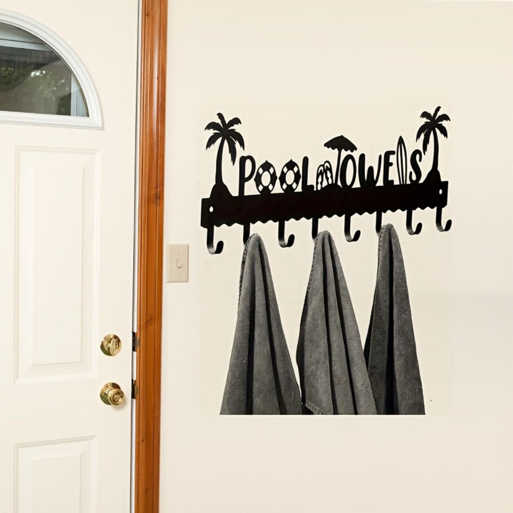 Wielofunkcyjny metalowy haczyk – Home Bathroom Door Signs recenzja i cena