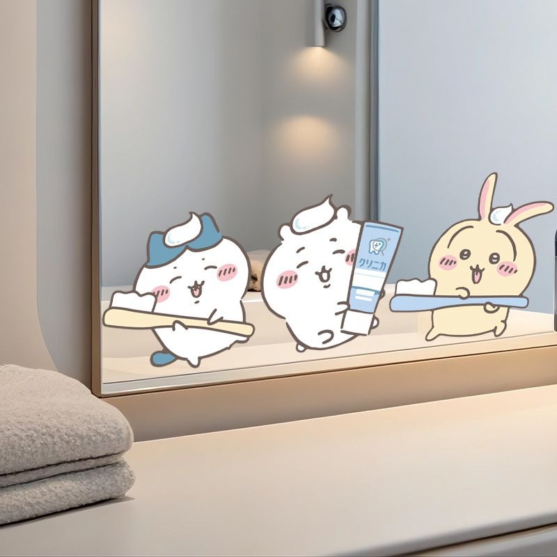 Naklejki na lustro Hot Chiikaw – Bathroom Home Improvement recenzja i cena