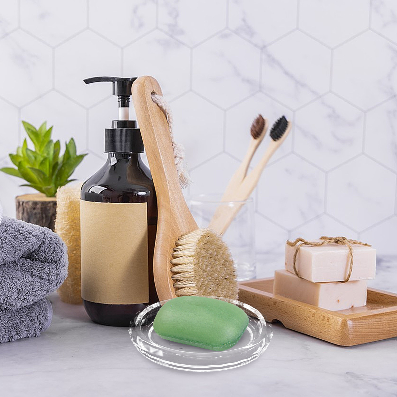 2 sztuki wysokiej jakości prze – Glass Soap Dish recenzja i cena