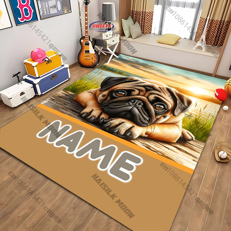 Spersonalizowany dywan z motyw – Home Bathroom Name recenzja i cena