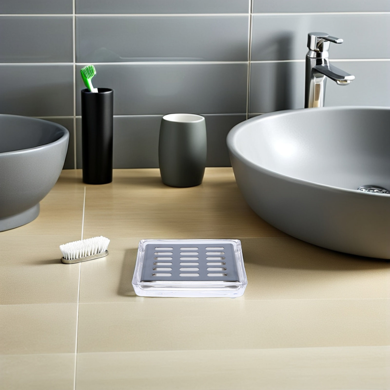 Prostokątna szklana mydelniczk – Glass Soap Dish recenzja i cena