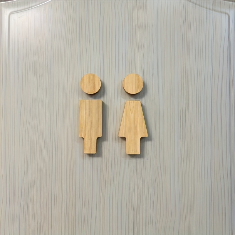 2 SZT. Drewniany Znak Łazienko – Home Bathroom Door Signs recenzja i cena