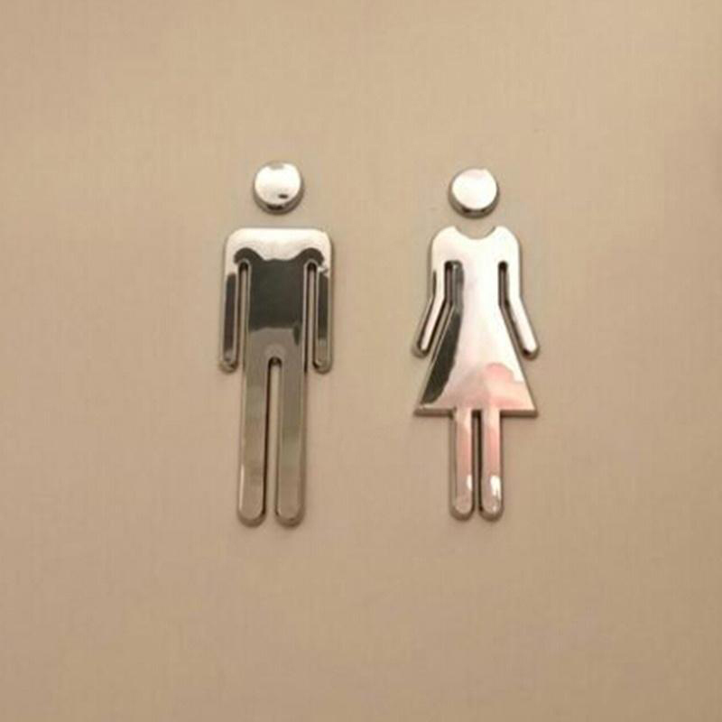 3D lustro akrylowe znak na drz – Home Bathroom Door Signs recenzja i cena