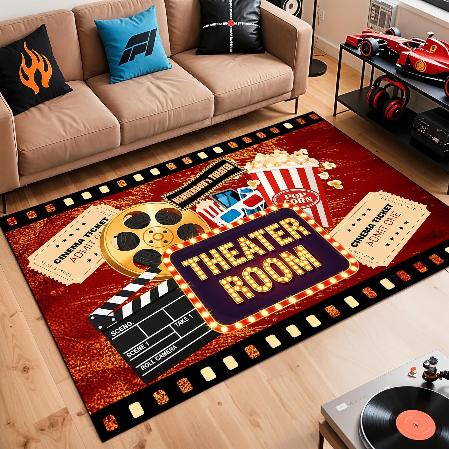 Wygrawerowany dywan kinowy z i – Home Bathroom Name recenzja i cena