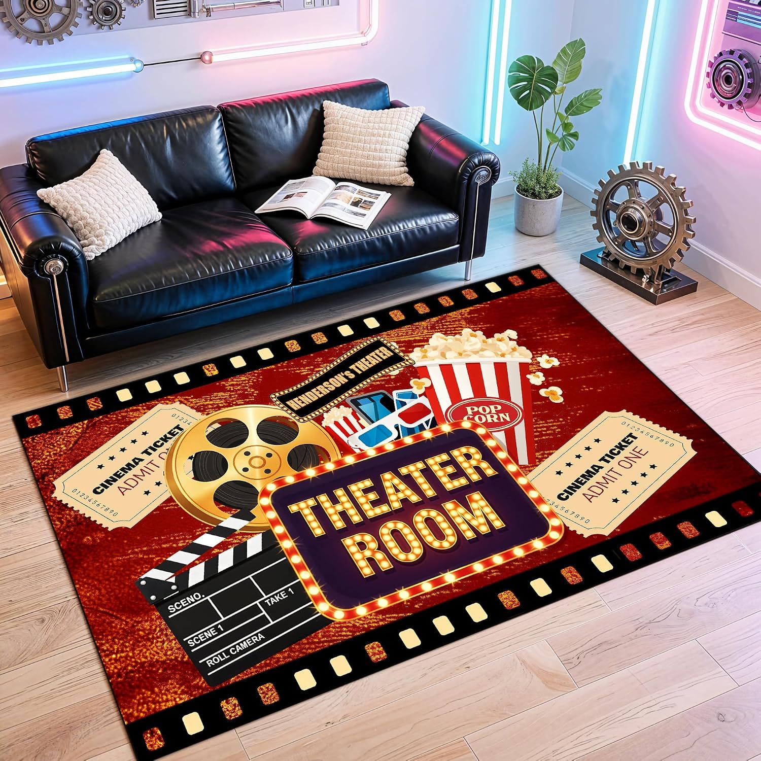 Wygrawerowany dywan kinowy z i – Home Bathroom Name recenzja i cena