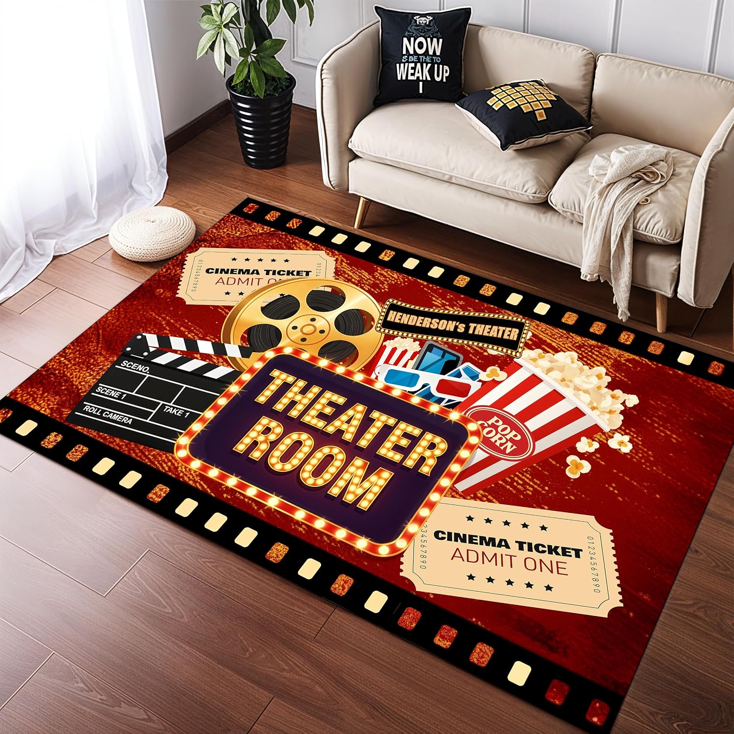 Wygrawerowany dywan kinowy z i – Home Bathroom Name recenzja i cena