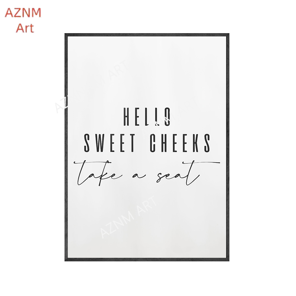 Plakat z napisem: Hello Sweet  – Home Bathroom Pictures recenzja i cena