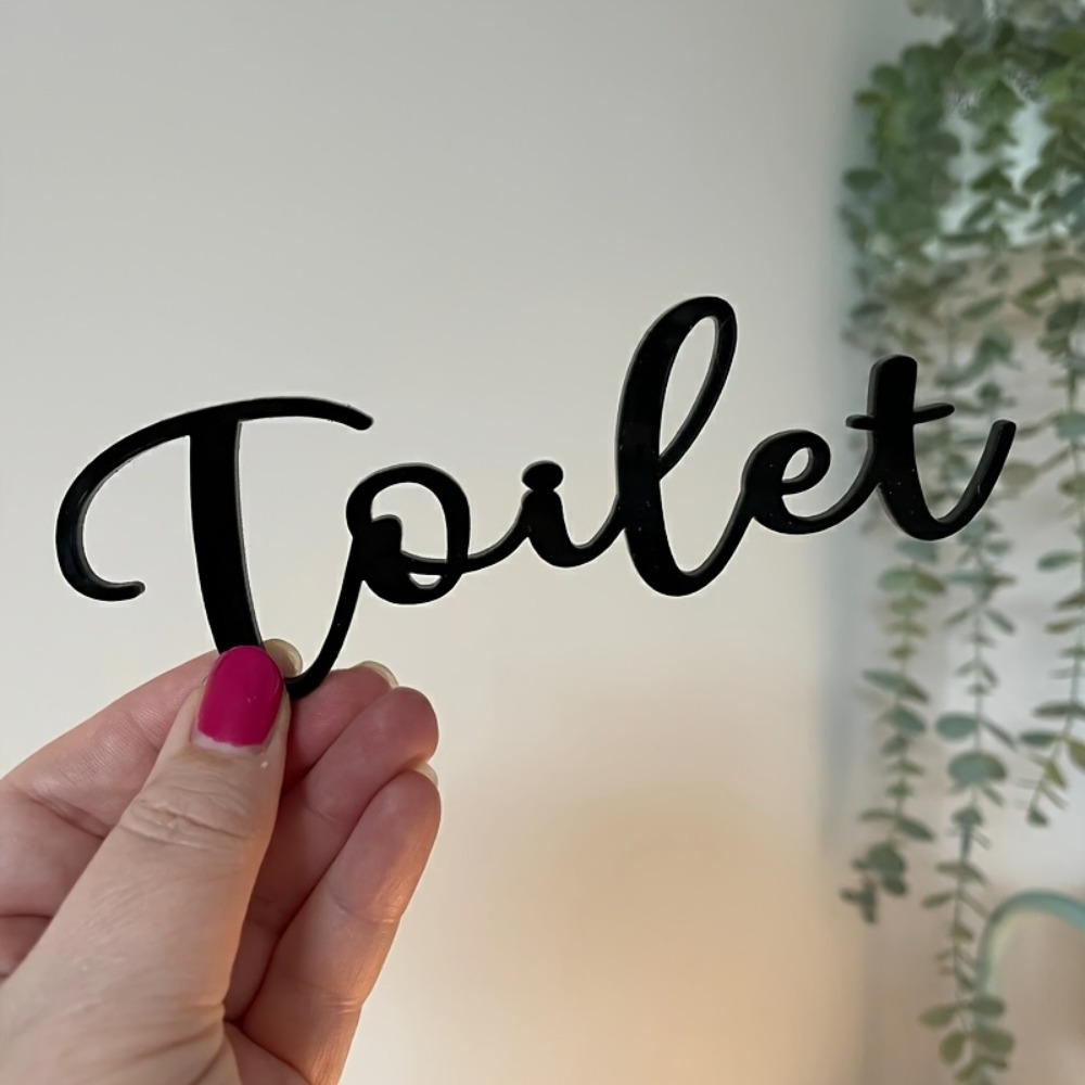 CIFBUY Nowoczesna Plastikowa T – Home Bathroom Door Signs recenzja i cena