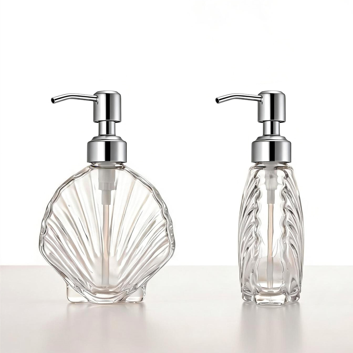 Dekoracyjny dozownik do mydła  – Glass Soap Dish recenzja i cena