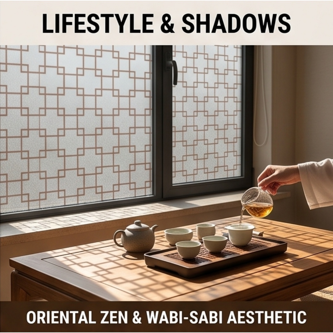 Orientalna kratkowana folia ok – Home Bathroom Window recenzja i cena