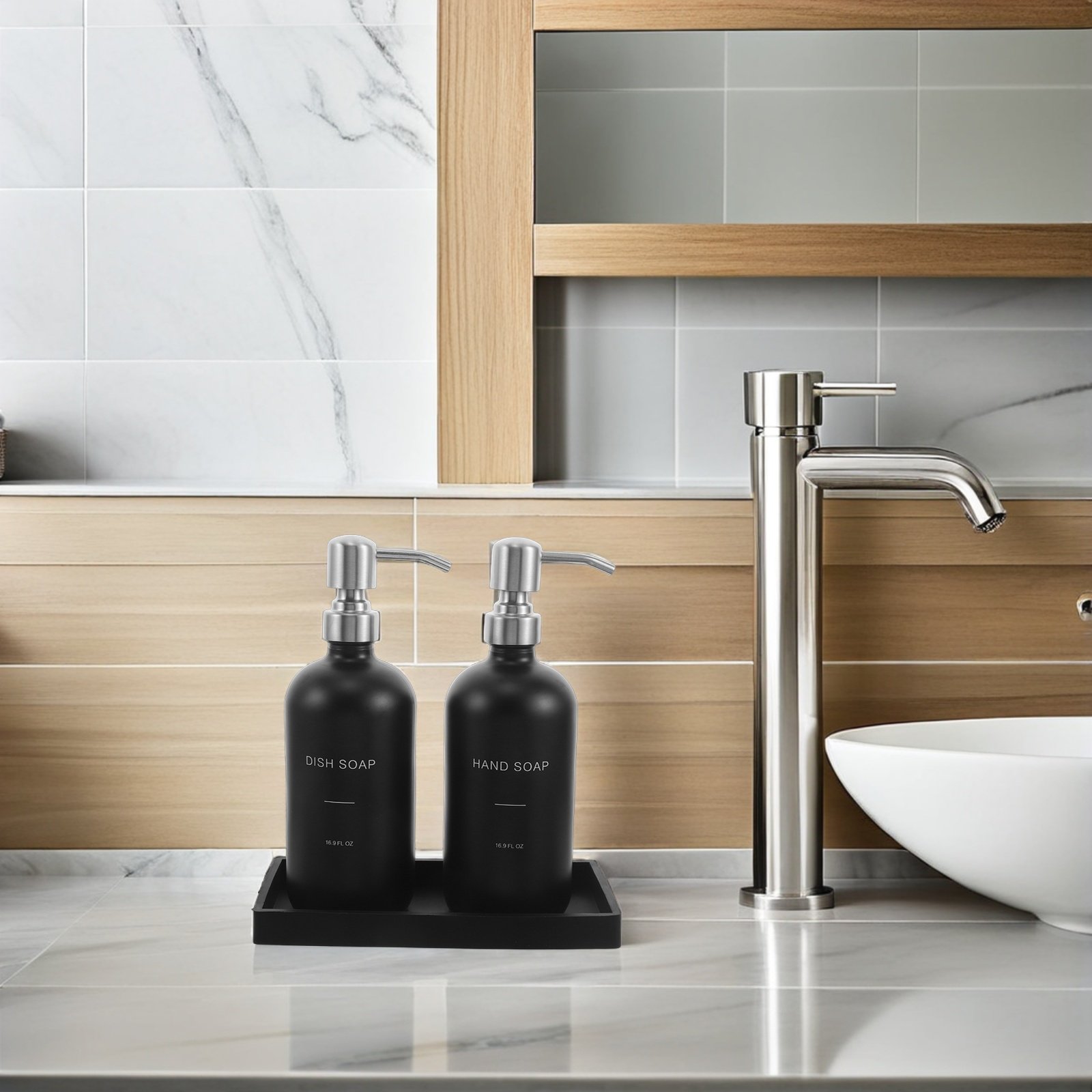 1 zestaw szklanych dozowników  – Glass Soap Dish recenzja i cena
