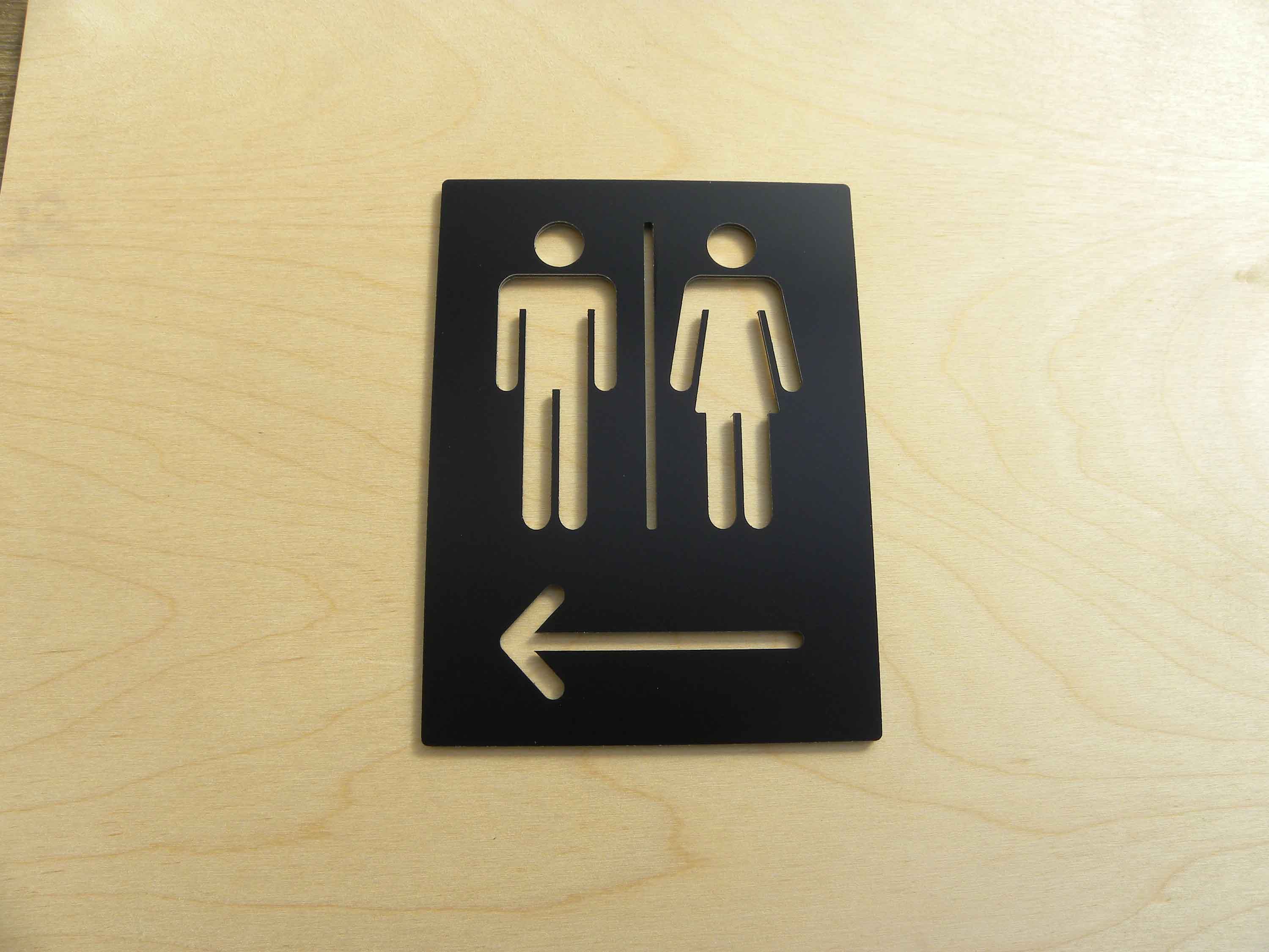 Stop aluminium Metal czarny zł – Home Bathroom Door Signs recenzja i cena