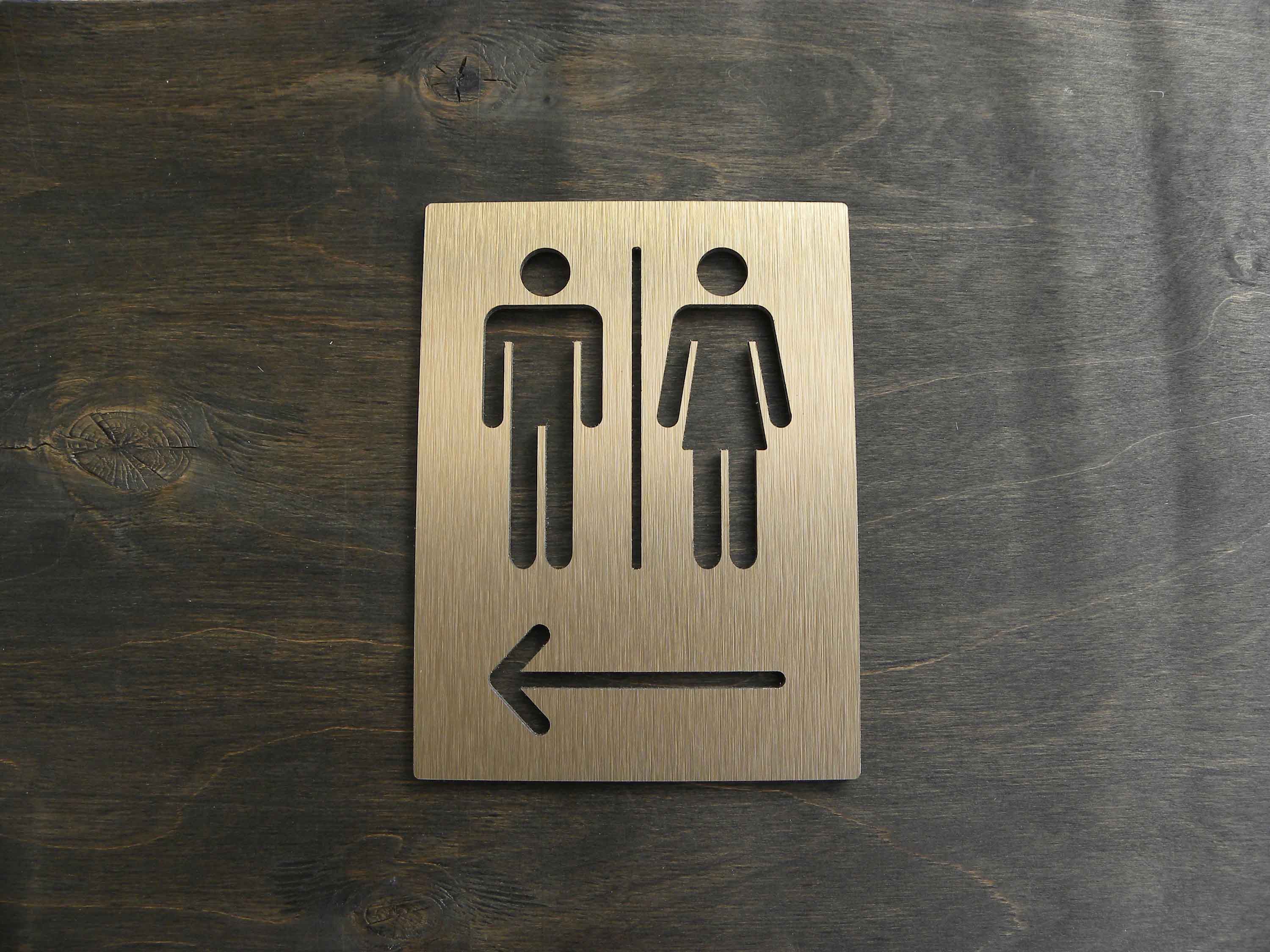 Stop aluminium Metal czarny zł – Home Bathroom Door Signs recenzja i cena