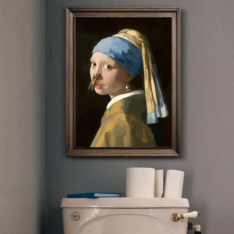 1 szt. Zabawny Abstrakcyjny Wy – Home Bathroom Pictures recenzja i cena