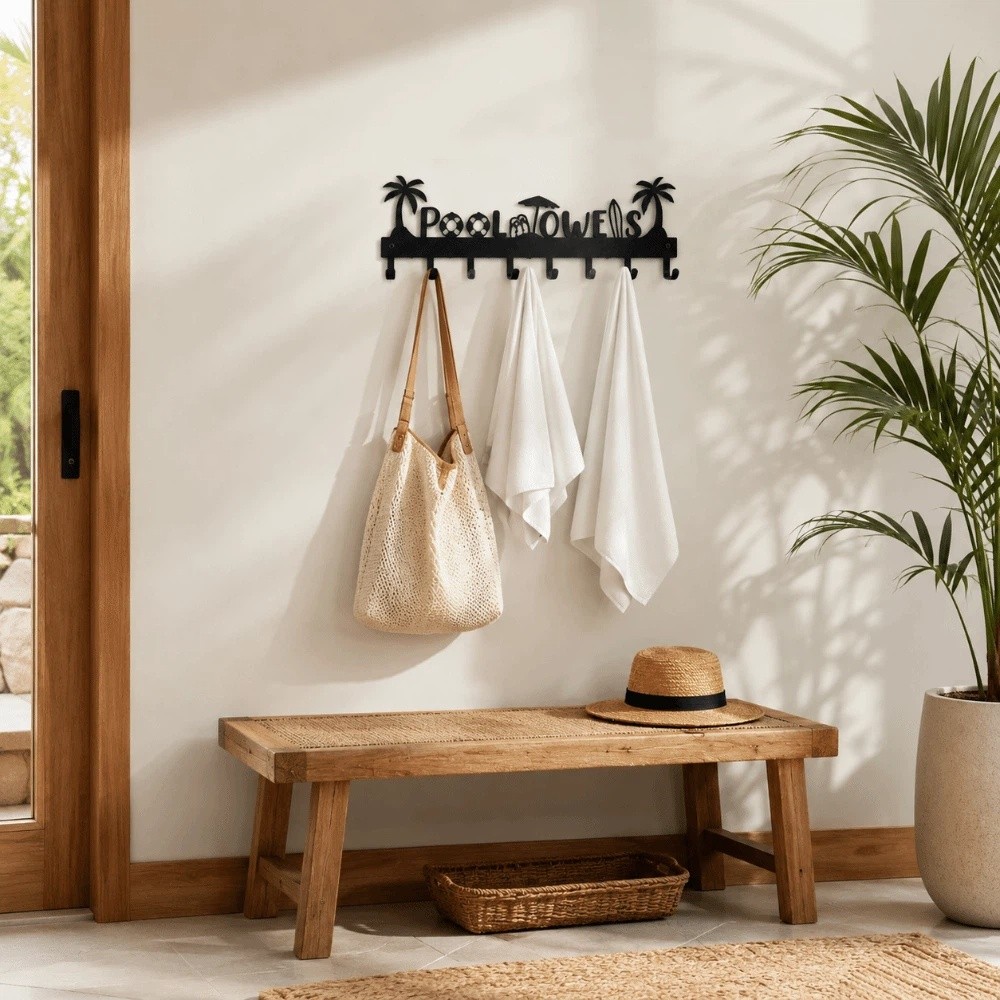 Wielofunkcyjny metalowy haczyk – Home Bathroom Door Signs recenzja i cena