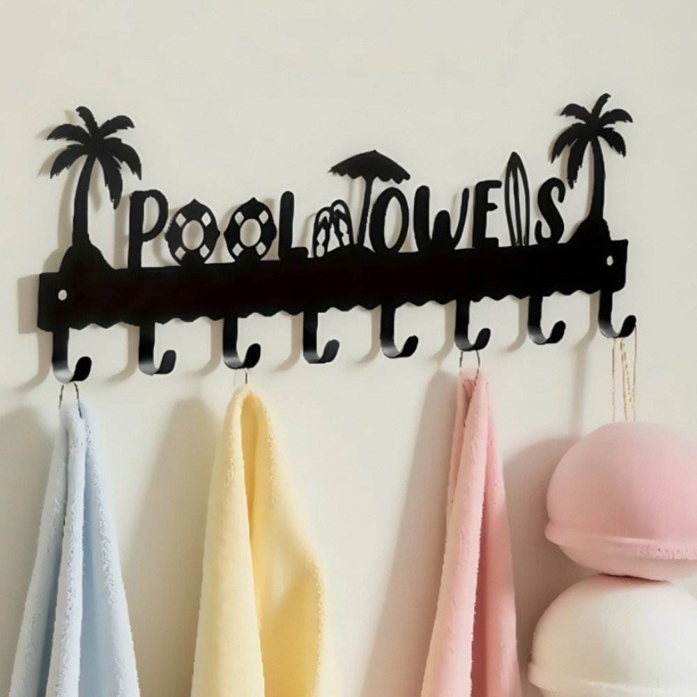 Wielofunkcyjny metalowy haczyk – Home Bathroom Door Signs recenzja i cena