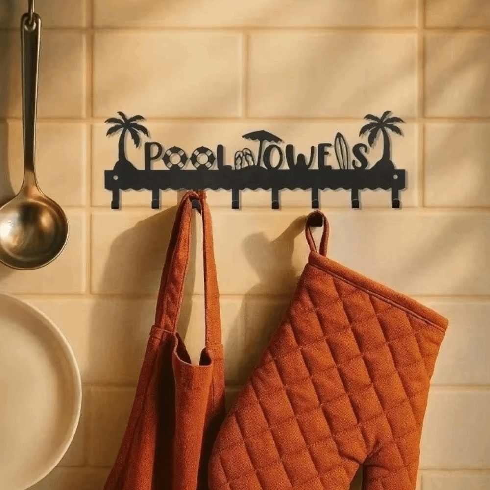Wielofunkcyjny metalowy haczyk – Home Bathroom Door Signs recenzja i cena