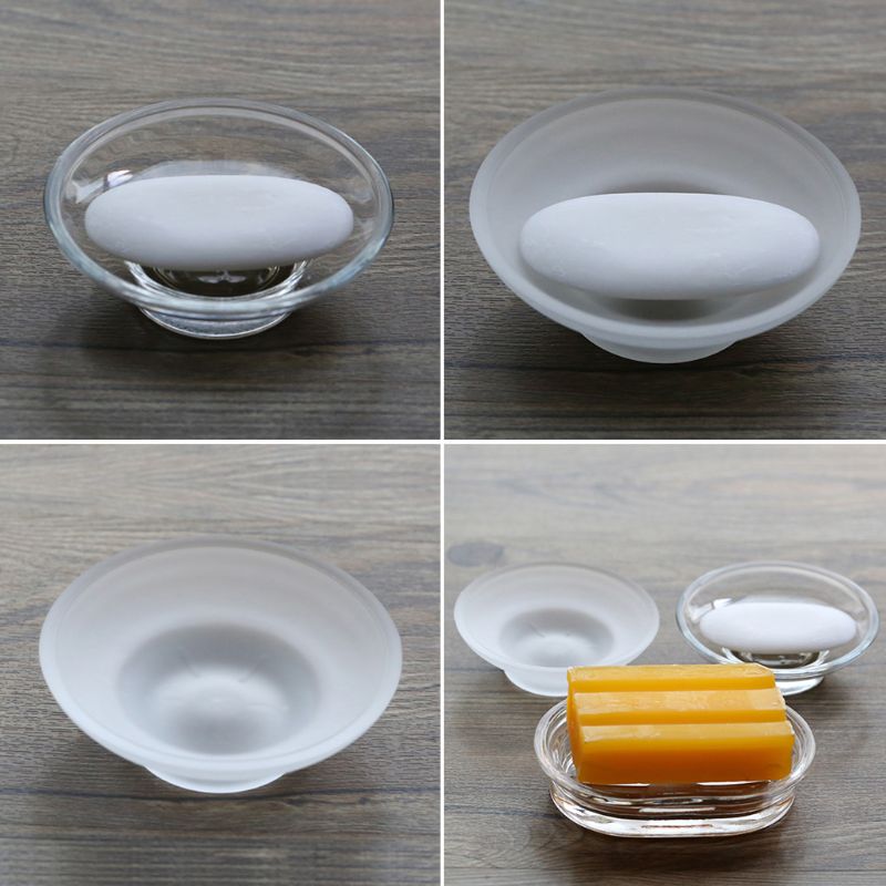 2022 nowy mydelniczka okrągły  – Glass Soap Dish recenzja i cena