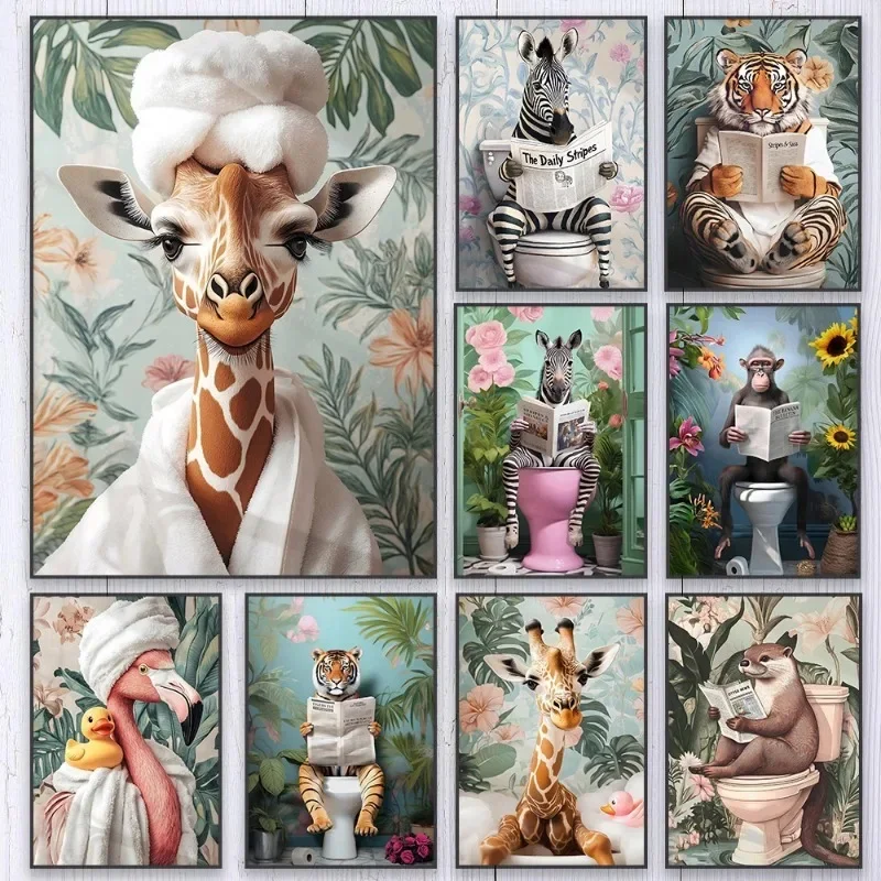 Plakat Zebra na Toalecie Łazie – Home Bathroom Pictures recenzja i cena