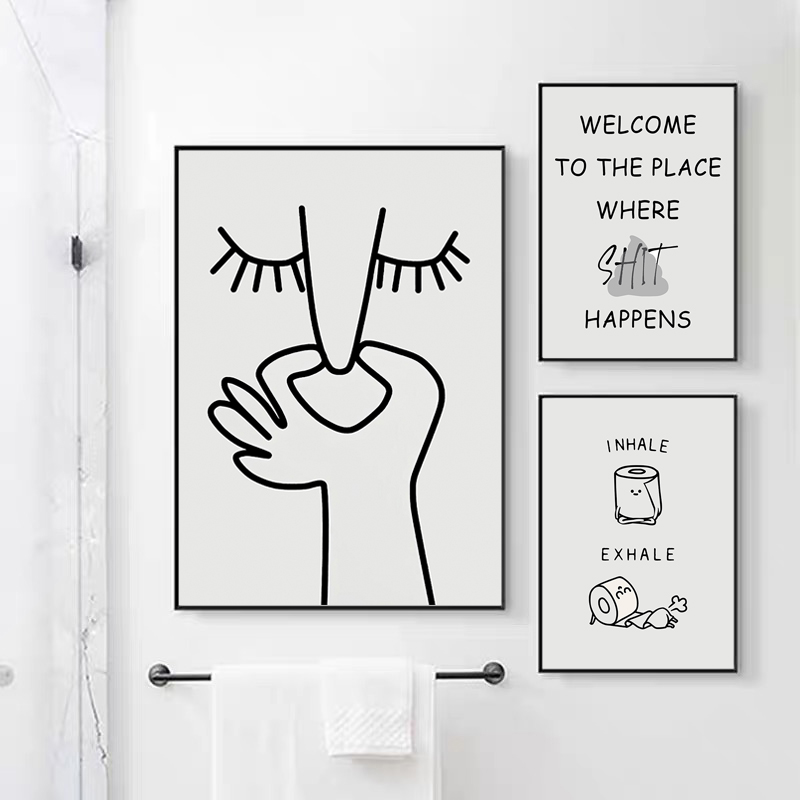Abstrakcyjny Humor Zły Zapach  – Home Bathroom Pictures recenzja i cena