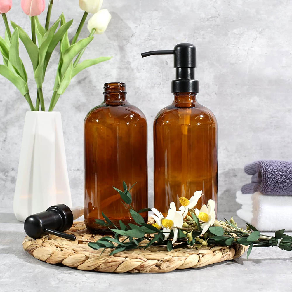Dozownik do mydła z bursztynow – Glass Soap Dish recenzja i cena