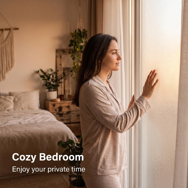 Czysto biała matowa folia okie – Home Bathroom Window recenzja i cena